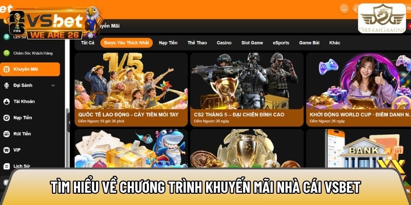 Tìm hiểu về chương trình khuyến mãi nhà cái
